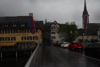 Stein am Rhein und im Regen