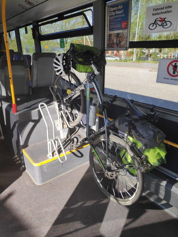 Fahrrad im Bus